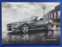 Lade das Bild in den Galerie-Viewer, Mercedes-Benz SL Roadster AMG MJ 2012 - Prospekt Brochure + Preisliste 12.2011