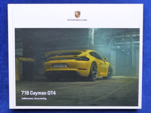 Lade das Bild in den Galerie-Viewer, Porsche 718 Cayman GT4 MJ 2021 - Hardcover Prospekt Brochure 03.2021