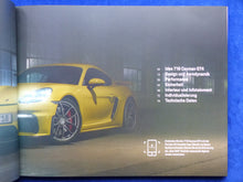 Lade das Bild in den Galerie-Viewer, Porsche 718 Cayman GT4 MJ 2021 - Hardcover Prospekt Brochure 03.2021