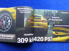 Lade das Bild in den Galerie-Viewer, Porsche 718 Cayman GT4 MJ 2021 - Hardcover Prospekt Brochure 03.2021