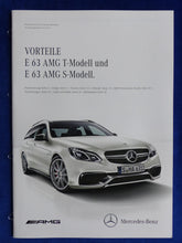 Lade das Bild in den Galerie-Viewer, Mercedes-Benz Vorteile E 63 S AMG E-Klasse T-Modell - Prospekt Brochure 01.2013