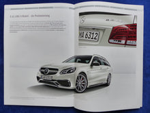 Lade das Bild in den Galerie-Viewer, Mercedes-Benz Vorteile E 63 S AMG E-Klasse T-Modell - Prospekt Brochure 01.2013