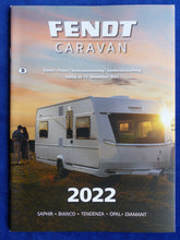 Lade das Bild in den Galerie-Viewer, Fendt Caravan 2022 Saphir Bianco Tendenza Opal - Prospekt + Preisliste 11.2021