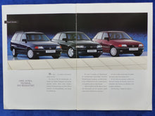 Lade das Bild in den Galerie-Viewer, Opel Astra GSi 16V Caravan Club MJ 1992 - Prospekt Brochure + Daten 09.1991