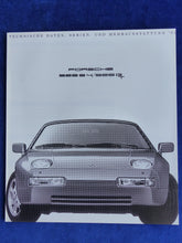 Lade das Bild in den Galerie-Viewer, Porsche 928 S4 GT MJ 1991 - Prospekt Brochure + Daten + Preise 07.1990
