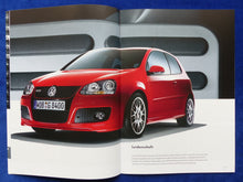 Lade das Bild in den Galerie-Viewer, VW Golf GTI Edition 30 MJ 2008 - Prospekt Brochure + Preisliste 10.2007