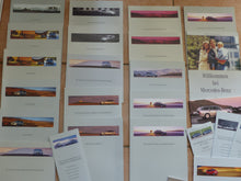 Lade das Bild in den Galerie-Viewer, Konvolut Sammlung 50 Prospekte Mercedes PKW C-Klasse E-Klasse S-Klasse '95-2000