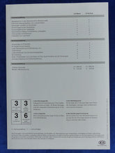 Lade das Bild in den Galerie-Viewer, Kia Shuma II Fließheck Active Wave - Prospekt Brochure + Preisliste 02.2003