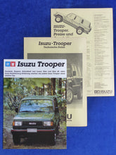 Lade das Bild in den Galerie-Viewer, Isuzu Trooper Canvas Wagon - Prospekt Brochure + Daten + Preisliste 02.1987