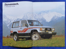 Lade das Bild in den Galerie-Viewer, Isuzu Trooper Canvas Wagon - Prospekt Brochure + Daten + Preisliste 02.1987
