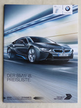 Lade das Bild in den Galerie-Viewer, BMW i8 eDrive 362 PS MJ 2016 - Hardcover Prospekt Brochure + Preisliste 03.2016