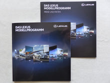 Lade das Bild in den Galerie-Viewer, Lexus Modelle 2016 - LS CT NX RX IS GS - Prospekt Brochure + Preisliste 02.2016