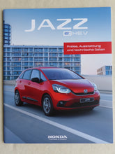 Lade das Bild in den Galerie-Viewer, Honda Jazz eHEV Hybrid MJ 2022 - Prospekt Brochure + Preisliste 02.2022
