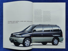 Lade das Bild in den Galerie-Viewer, Mazda MPV MJ 1997 - Prospekt Brochure + Daten + Farben 06.1996
