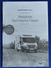 Lade das Bild in den Galerie-Viewer, Bürstner Wohnmobile 2021 Lyseo Travel Ixeo Argos - Prospekt + Preisliste 01.2021