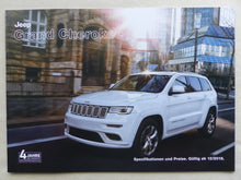 Lade das Bild in den Galerie-Viewer, Jeep Grand Cherokee SRT MJ 2019 - Prospekt Brochure + Preisliste 12.2018