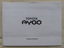 Lade das Bild in den Galerie-Viewer, Toyota Aygo MJ 2019 - Prospekt Brochure + Preisliste 06.2018