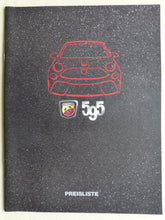 Lade das Bild in den Galerie-Viewer, Abarth 595 Pista Turismo Competizione MJ 2018 - Prospekt + Preisliste 01.2018