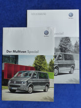 Lade das Bild in den Galerie-Viewer, VW Bus T5 Multivan Special MJ 2014 - Prospekt Brochure + Preisliste 01.2014