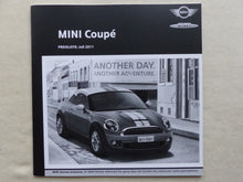 Lade das Bild in den Galerie-Viewer, Mini Coupe Cooper S JCW MJ 2012 - Prospekt Brochure + Preisliste 07.2011