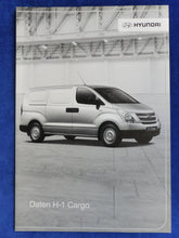Lade das Bild in den Galerie-Viewer, Hyundai H-1 Cargo MJ 2013 - Prospekt Brochure + Preisliste 07.2012