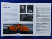 Lade das Bild in den Galerie-Viewer, Porsche Cayman S Sport Limited 1 of 700 MJ 2009 - Prospekt + Preisliste 08.2008