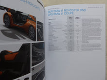 Lade das Bild in den Galerie-Viewer, BMW i8 Roadster Coupe E-Motor Hybrid MJ 2019 - Prospekt Brochure 02.2018
