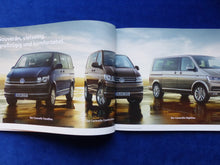 Lade das Bild in den Galerie-Viewer, VW Bus T6 Caravelle Edition MJ 2017 - Prospekt Brochure + Preisliste 01.2017