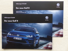 Lade das Bild in den Galerie-Viewer, VW Golf R 4Motion TSI 300 PS MJ 2014 - Prospekt Brochure + Preisliste 10.2013