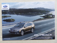 Lade das Bild in den Galerie-Viewer, Subaru Outback MJ 2023 - Prospekt Brochure + Preisliste 09.2022