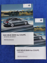 Lade das Bild in den Galerie-Viewer, BMW 4er Coupe 435i Typ F32 MJ 2014 - Prospekt Brochure + Preisliste 07.2013