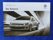 Lade das Bild in den Galerie-Viewer, VW Scirocco TSI TDI MJ 2014 - Prospekt Brochure + Preisliste 06.2013