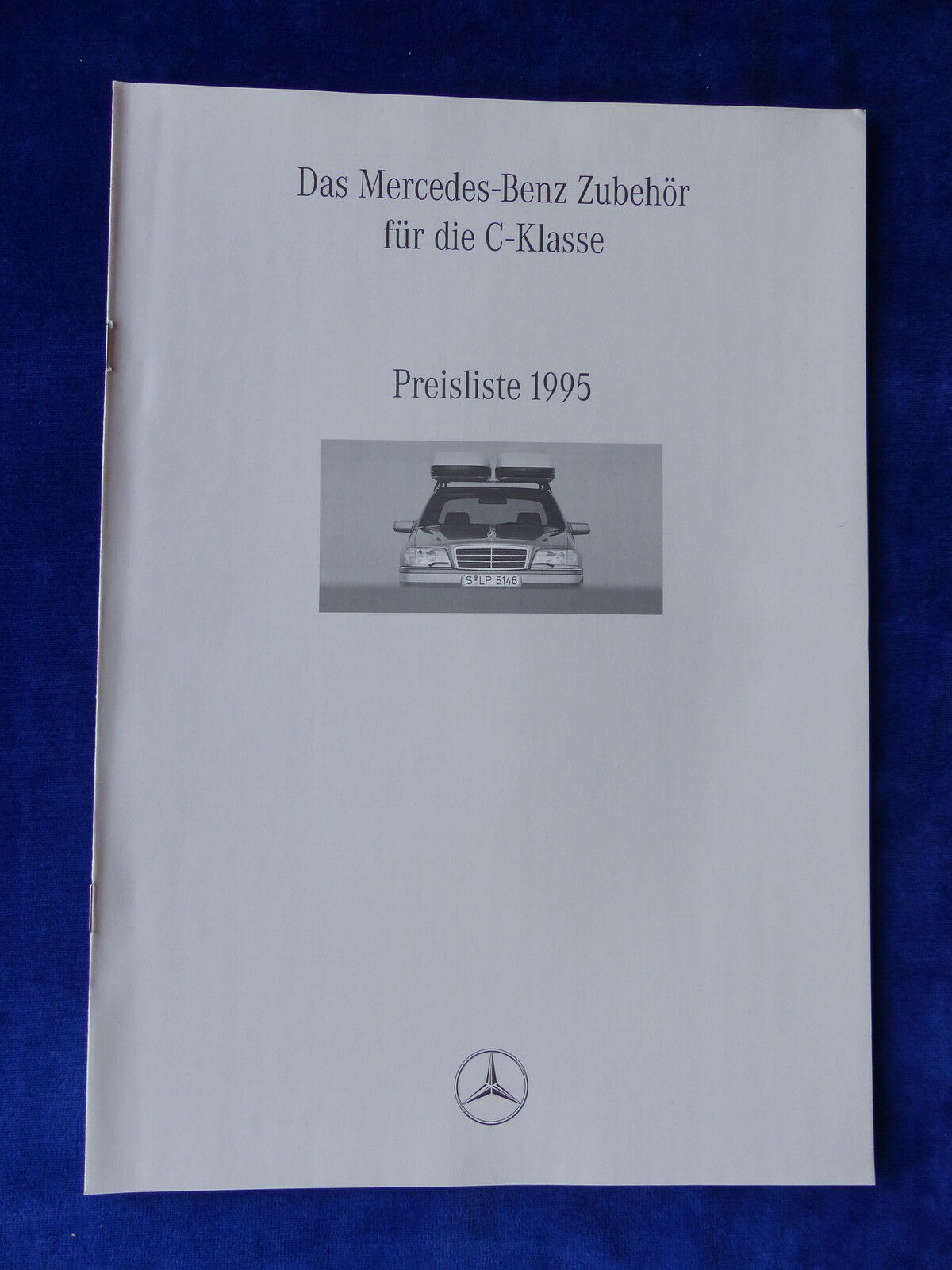 Mercedes-Benz C-Klasse Zubehör - Preisliste 1995 - Prospekt Brochure 0 – car -brochure