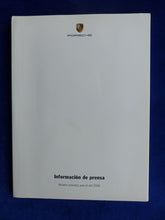Lade das Bild in den Galerie-Viewer, Porsche 911 GT3 Boxster Cayenne MJ 2004 - Pressemappe press-kit 09.2003 Spanien