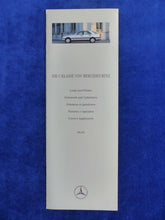 Lade das Bild in den Galerie-Viewer, Mercedes-Benz C-Klasse W202 Lacke & Polster MJ 1996 - Prospekt Brochure 09.1995