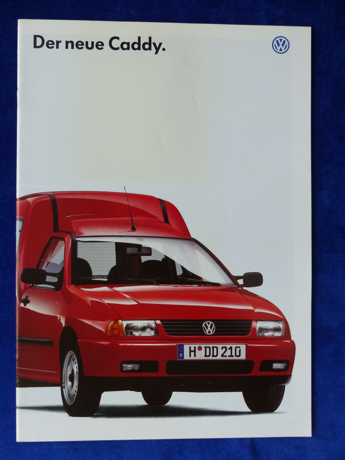 VW Caddy Kastenwagen Kombi MJ 1996 Prospekt Brochure 12.1995 car
