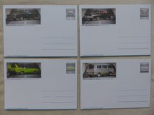 Lade das Bild in den Galerie-Viewer, Chevy Bel Air Pontiac GTO Plymouth VW T3 Chrome Cars Postkarten Set 4 Stück 2017