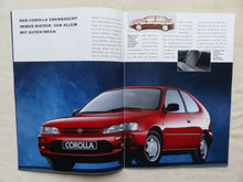 Lade das Bild in den Galerie-Viewer, Toyota Corolla MJ 1994 - Prospekt Brochure + Daten & Ausstattungen 03.1994