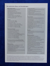 Lade das Bild in den Galerie-Viewer, VW Touareg W12 Sport Edition Limited 1 of 500 MJ 2006 - Prospekt + Daten 11.2005