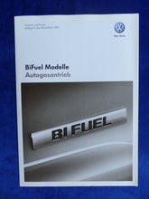 Lade das Bild in den Galerie-Viewer, VW BiFuel Modelle Autogas - Golf Polo MJ 2011 - Prospekt + Preisliste 04.2010
