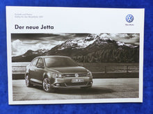 Lade das Bild in den Galerie-Viewer, VW Jetta MJ 2011 - Prospekt Brochure + Preisliste 12.2010