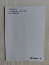 Lade das Bild in den Galerie-Viewer, Toyota Carina - Prospekt Brochure + Daten & Ausstattungen 02.1993 - car-brochure