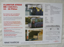 Lade das Bild in den Galerie-Viewer, EA Ernst Auwaerter Clubbus Clubstar Atego MB 1328 - Prospekt Brochure
