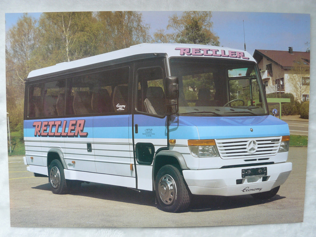 EA Ernst Auwaerter Kleinbus Economy MB 0 815 D Vario - Prospekt Brochure