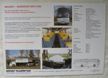 Lade das Bild in den Galerie-Viewer, EA Ernst Auwaerter Superhochdecker Eurostar SHD 0 505 - Prospekt Brochure 2002
