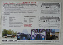 Lade das Bild in den Galerie-Viewer, EA Ernst Auwaerter Luxusbus Eurostar SHD MB O 404 - Prospekt Brochure 2003
