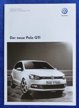 Lade das Bild in den Galerie-Viewer, VW Polo GTI - Preisliste MJ 2011 - Prospekt Brochure 04.2010
