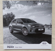 Lade das Bild in den Galerie-Viewer, Kia Rio - Preisliste MJ 2018 - Prospekt Brochure 11.2017

