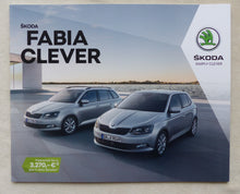 Lade das Bild in den Galerie-Viewer, Skoda Fabia Clever Sondermodell MJ 2018 - Prospekt Preisliste Brochure 11.2017
