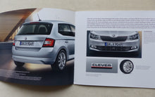Lade das Bild in den Galerie-Viewer, Skoda Fabia Clever Sondermodell MJ 2018 - Prospekt Preisliste Brochure 11.2017
